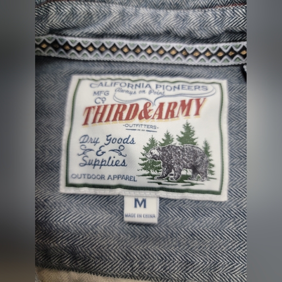 **SOLD****Southwest Woven Flannel Shirt Shacket With Route 66 "Haulin' A**" - Picture 12 of 13